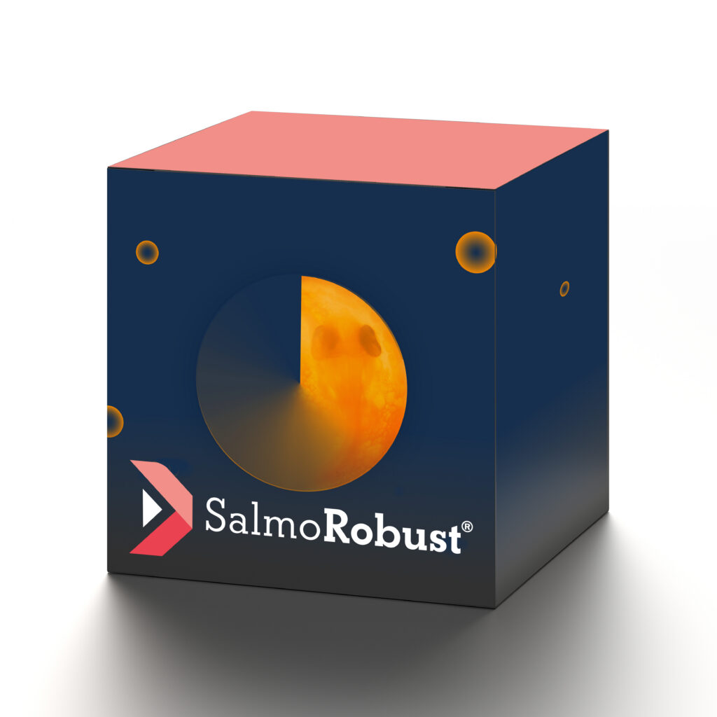 SalmoRobust product image with logo